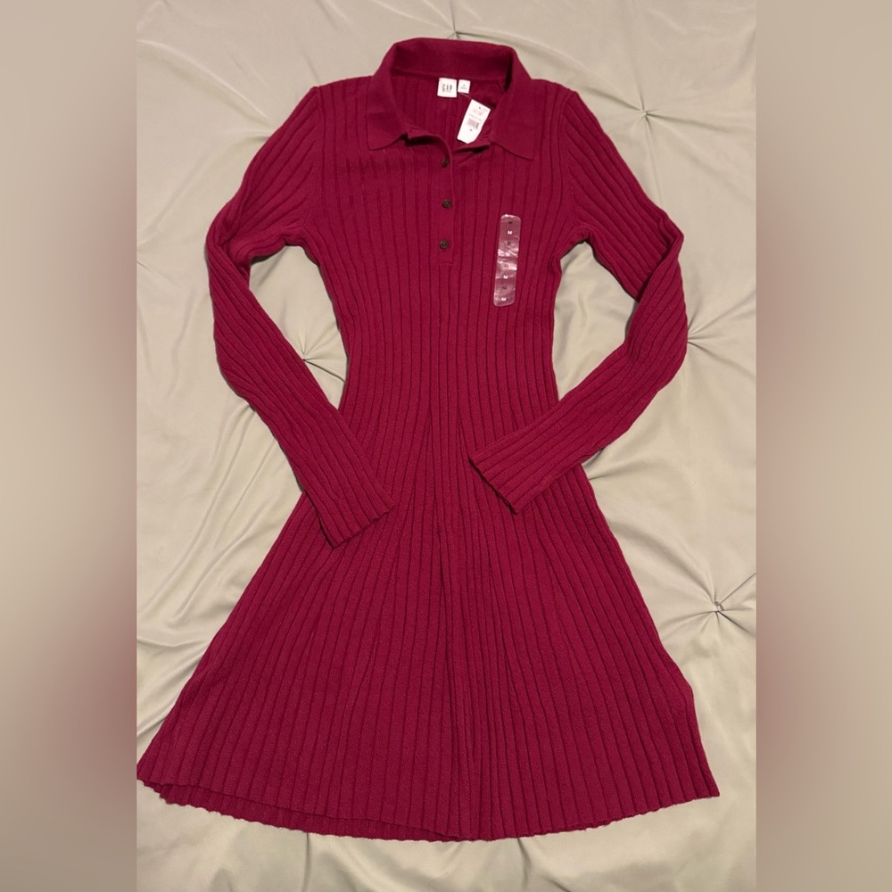 GAP Long Sleeve Ribbed Dress - NWT